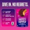 SkinnyDipped Dark Chocolate Peanut Butter Cups, 2g Sugar per Cup, Keto Friendly, Low Carb, Gluten Free, 3.2oz, 4 Pack (24 Cups Total) view 4