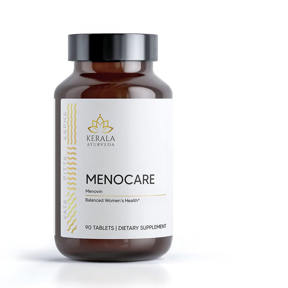 Kerala Ayurveda Menocare Herbal Tablet - Supports Healthy Female Reproductive System, Healthy Menstrual Flow & Menopausal Transition, 90 Count