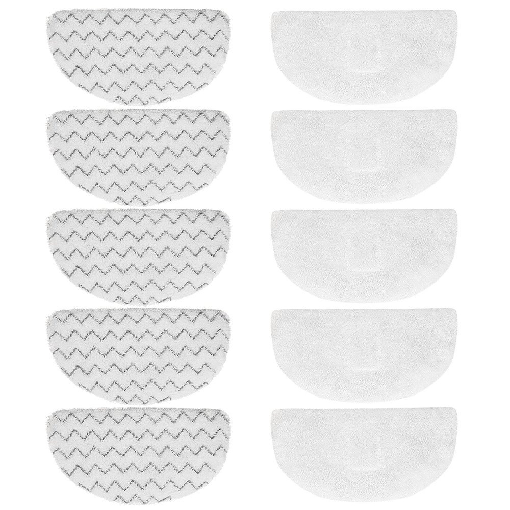 10 Pack Replacement Steam Mop Pads for Bissell Powerfresh Steam Mop 1940 1440 1544 1806 2075 Series, Model 19402 19404 19408 19409 1940a 1940f 1940q 1940t 1940w B0006 B0017, Washable Cleaning Pads