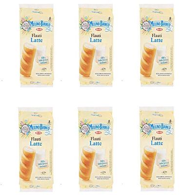 MULINO BIANCO 6 Confezioni Flauti Latte 280 gr