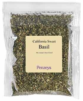 Basil California Sweet By Penzeys Spices 1.2 oz 1.5 cup bag (Pack of 1)