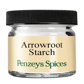 Arrowroot Starch By Penzeys Spices 1.1 oz 1/4 cup jar (Pack of 1)