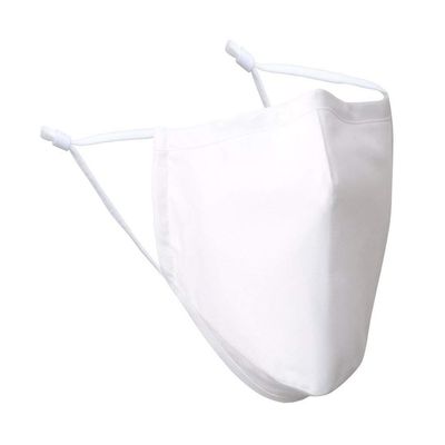 100% Cotton Washable Selwyn White Wedding Face Mask - Kids