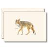 Earth Sky + Water - Coyote Notecard Set - 8 Blank Cards with Envelopes view 1