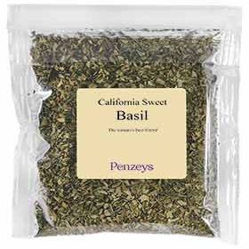 Basil California Sweet By Penzeys Spices .6 oz 3/4 cup bag (Pack of 1)