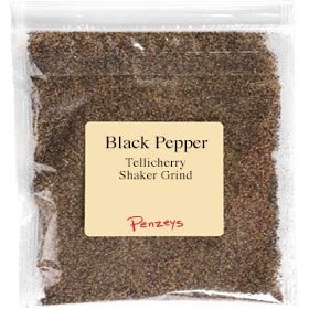 Shaker Grind Black Pepper By Penzeys Spices 3.2 oz 3/4 cup bag (Pack of 1)