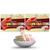 APEXY Authentic Prawn Crackers Uncooked, Crispy and Delicious Shrimp Chips for Party Appetizers and Snacks, Cook and Serve, 8 oz (227g), Pack of 2 Multi Color view 1