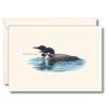 Earth Sky + Water - Loon Pair Notecard Set - 8 Blank Cards with Envelopes view 1