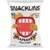 SNACKLINS Chesapeake Bay Plant-Based Crisps  Vegan, Gluten-Free, Grain-Free, Kosher, Healthy Low-Calorie Snack  Only 90 Calories Per Bag  0.9oz Bags (Pack of 12) view 1