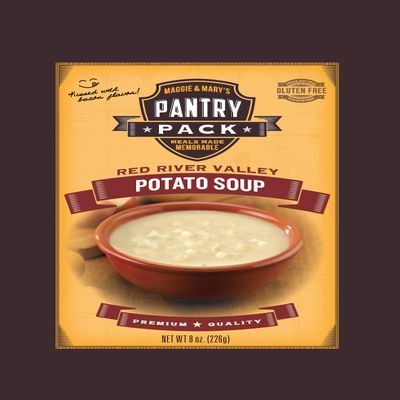 Potato Soup - Maggie & Mary's Red River Valley Potato Soup Pantry Pack - Dry Soup Mix - Just Add Water - 1 Pouch (Pouch Makes 6 Servings), 8 oz.