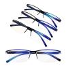 MARE AZZURO 4 Pack Blue Light Blocking Reading Glasses Men Women Lightweight Computer Readers 1.0 1.25 1.5 1.75 2.0 2.25 2.5 2.75 3.0 3.5 4.0 (1.00 view 1