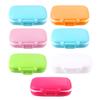 7pcs Portable Medicine Storage Organizer Multi-Compartment Travel Case Airtight Seal Lightweight and Durable Holder for Home Mixed Color Design view 1