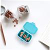 7pcs Portable Medicine Storage Organizer Multi-Compartment Travel Case Airtight Seal Lightweight and Durable Holder for Home Mixed Color Design view 4