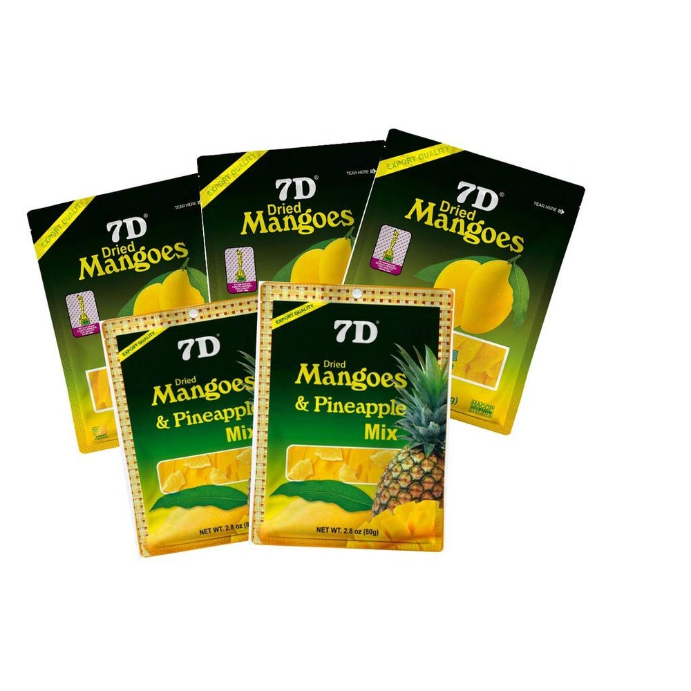 7D Dried Mango Pineapple 5 Pack