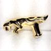 Ganga Nautical 1 Big Jaguar Handle Walking Stick Cane Solid Brass Handle Wooden Brown Stick Foldable view 1