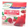 Simply Nature Non GMO Fruit Strips - Strawberry Pack of 10 view 1