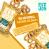 FitJoy Tangy Dijon Mustard Pretzels (Pack of 6, 4.5 Oz) - Dairy, Nut & Gluten Free Snacks - Grain Free Cassava Root & Chickpea Flour Vegan Pretzel Twists - Tangy Snack Pretzels for Children & More view 3