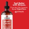 Strauss Naturals Heart Drops  Natural Mistletoe & Aged Garlic Extract Heart Health Supplement  Helps Maintain Healthy Cardiovascular System  Vegan & Non-GMO  225 ml Bottle view 3