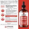 Strauss Naturals Heart Drops  Natural Mistletoe & Aged Garlic Extract Heart Health Supplement  Helps Maintain Healthy Cardiovascular System  Vegan & Non-GMO  225 ml Bottle view 4