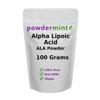 Alpha Lipoic Acid Powder (RS-ALA, Pure ALA) (Multiple Sizes) Antioxidant (ALA Powder) Scoop Included