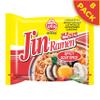 OTTOGI Jin Ramen Spicy, Korean Style Instant Noodle, Best Tasting Soup Traditional Instant Ramen 4.23oz x 8 Pack view 2