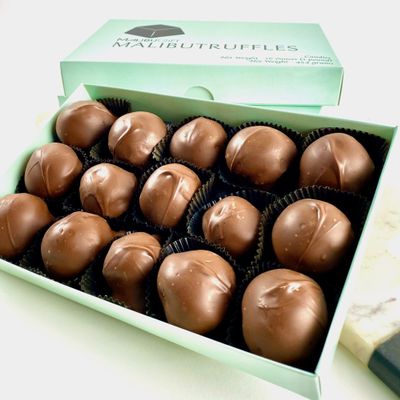 MalibuGift Chocolate Covered Cherries with a Liquid Filling Hand Dipped in Milk Chocolate twice for a rich Chocolate and Cherry taste