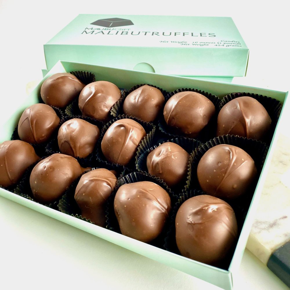 MalibuGift Chocolate Covered Cherries with a Liquid Filling Hand Dipped in Milk Chocolate twice for a rich Chocolate and Cherry taste