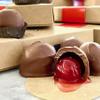 MalibuGift Chocolate Covered Cherries with a Liquid Filling Hand Dipped in Milk Chocolate twice for a rich Chocolate and Cherry taste view 2