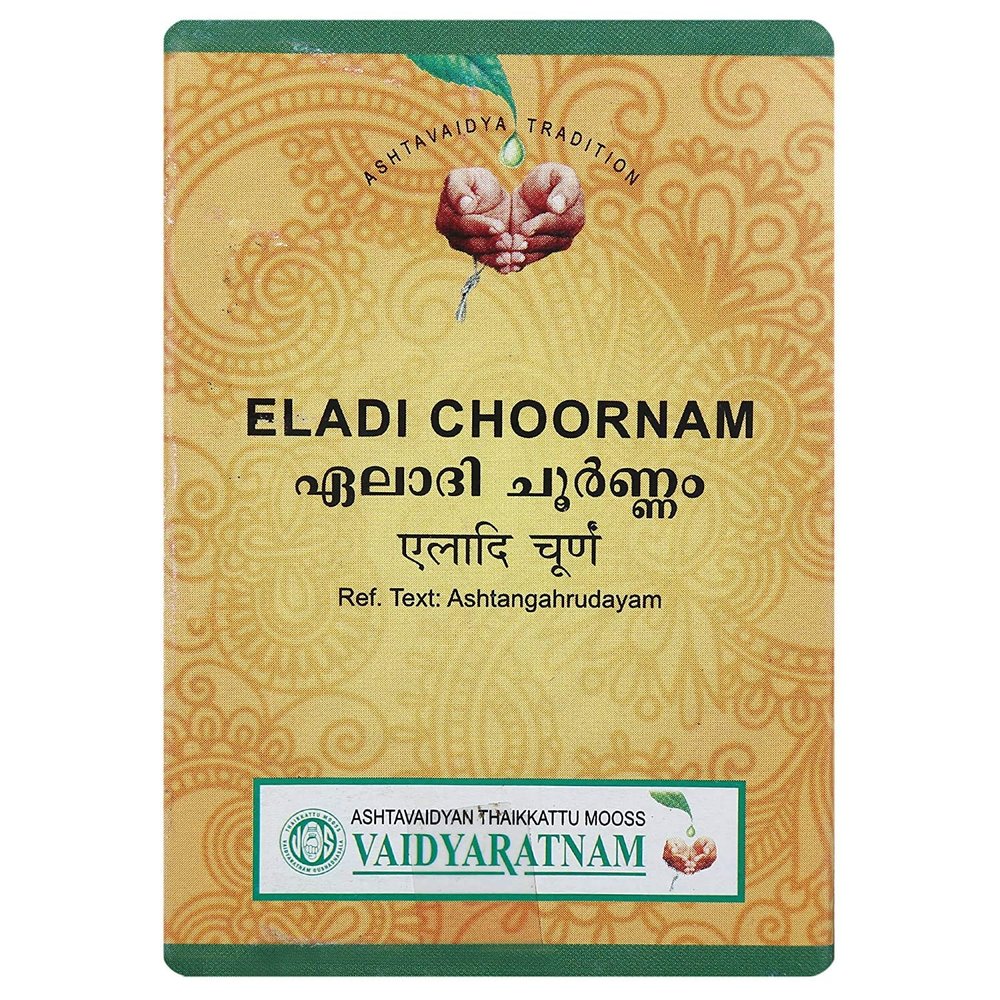 Vaidyaratnam Eladi Choornam 100 Gram (Pack of 2)