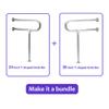24-Inch and 30-Inch Wall to Floor Mounted Grab Bar Bundle | Handicap Rails Bathroom Grab Bar Toilet Safety Rail Shower Handles view 1