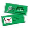 24ct Promotional Products for Realtors Personalized Chocolate Bars (24 Pack) - Green with Business Logo view 1