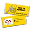 24ct Promotional Products for Realtors Personalized Chocolate Bars (24 Pack) - Yellow with Business Logo view 1
