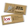 12ct Promotional Products for Realtors Personalized Chocolate Bars (12 Pack) - Gold with Business Logo view 1