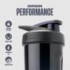 BlenderBottle Sport Shaker Bottle with Wire Whisk, 24-Ounce, Black  Protein Shakes & Hydration for Athletes & Fitness Enthusiasts, Easy Mixing, Durable & Lightweight, Lockable Lid view 2