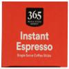 365 by Whole Foods Market, Instant Espresso, Dark Roast, 25 Single Serve Coffee Sticks, 2.65 Ounces view 4