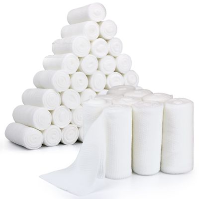 AFFORDTEX Gauze Bandages 36 Rolls - Premium First Aid Supplies for Safe Adventuring Flexible, Stretchable, and Breathable Gauze Rolls 4 x 4.1 Yards Bandage Wrap for Wound Dressing