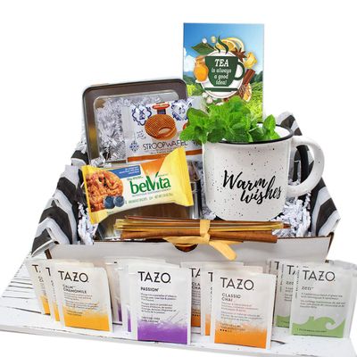 Tea gift set | TEA LOVERS Gift baskets | Thinking of you gift basket | Birthday gift basket for women, care package for women, Grandma, Grandpa, Nurse, Mother's day gift