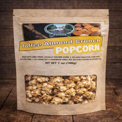 Toffee Almond Crunch POPCORN
