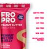 FROPRO Plant Protein Snack Bars - Plant Based Protein Bars, All-Natural, Gluten, Dairy, & Soy Free, High Protein Bars with Low Calories | PB & J, 24 Pack view 2