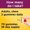 Nature Made Multivitamin For Women, Womens Gummy Multivitamins for Daily Nutritional Support, 70 Multi Vitamin Gummies, 35 Day Supply view 4