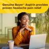 Bayer Genuine Aspirin 325 mg, Coated Tablets for Headache Relief, Multi-Symptom Pain Reliever and Fever Reducer, Pain Relief Tablets for Tooth and Muscle Pain, Backache, 300 Ct view 2