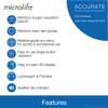Microlife Series 200 Fingertip Pulse Oximeter, Blood Oxygen Saturation (SpO2) and Heart Rate Monitor, Includes Batteries, Lanyard and Case view 3