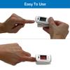 Microlife Series 200 Fingertip Pulse Oximeter, Blood Oxygen Saturation (SpO2) and Heart Rate Monitor, Includes Batteries, Lanyard and Case view 4