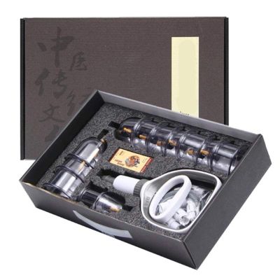 1 Set Cupping Massage Guasha Suction Scraping Massager for Salon Home Man