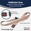 OPTP Mobilization Strap  Durable Nylon Manual Therapy Strap and Mobilization Belt with Release Buckle for Patient Mobilization - 14' Strap view 3