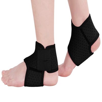 2 Pack Ankle Braces for Kids Child Adjustable Mesh Compression Ankle Tendo Foot Support Protector Stabilizer Wraps Ankle Guards for Juvenile Sprains Injuries, Arthritis Relief, Joint Pain, Ankle Sore