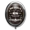 GYUTAE PARK Poison Hemlock Oil Pill Box Case Pillbox Holder Trinket Stash Box Arsenic Vintage Style Medicine Vitamin Pill Organizer Case Black view 1