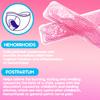 2 PCS Reusable Perineal Cooling Pad, Hemorrhoid and Perineal Ice Packs, Postpartum and Hemorrhoid Pain Relief, Hot & Cold Packs for Women After Pregnancy and Delivery(10X2.4in) Washable Sleeves view 4