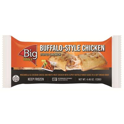 Big Daddys Buffalo Style Chicken Stuffed Sandwich, 4.46 Ounce -- 48 per case.