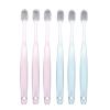 Toothbrush Firm Bristles 6pcs Toothbrush with Crystal Handle Bristles Toothbrush Oral Health Care Adult Crystal Toothbrush Bristles Toothbrush Oral Health Care view 1